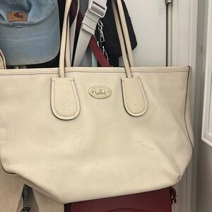 Cream Tote Bag